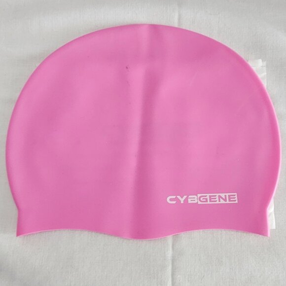 CybGene Swim Cap - Silicone - Pink - New Never Used - Picture 1 of 5